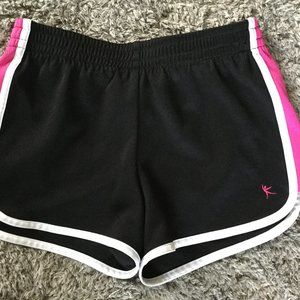 Danskin Now Pink/Black Athletic Shorts